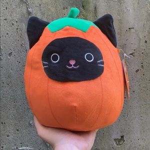 calio halloween black cat squishmallow 8”
